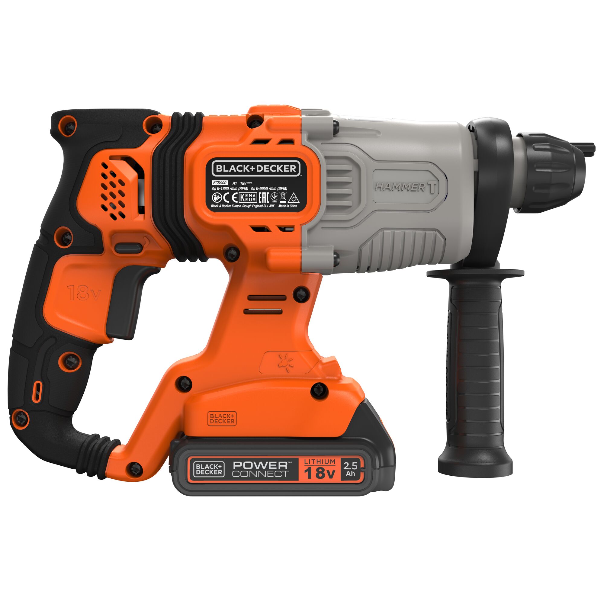 18V Cordless 2.5Ah SDS-Plus Hammer 