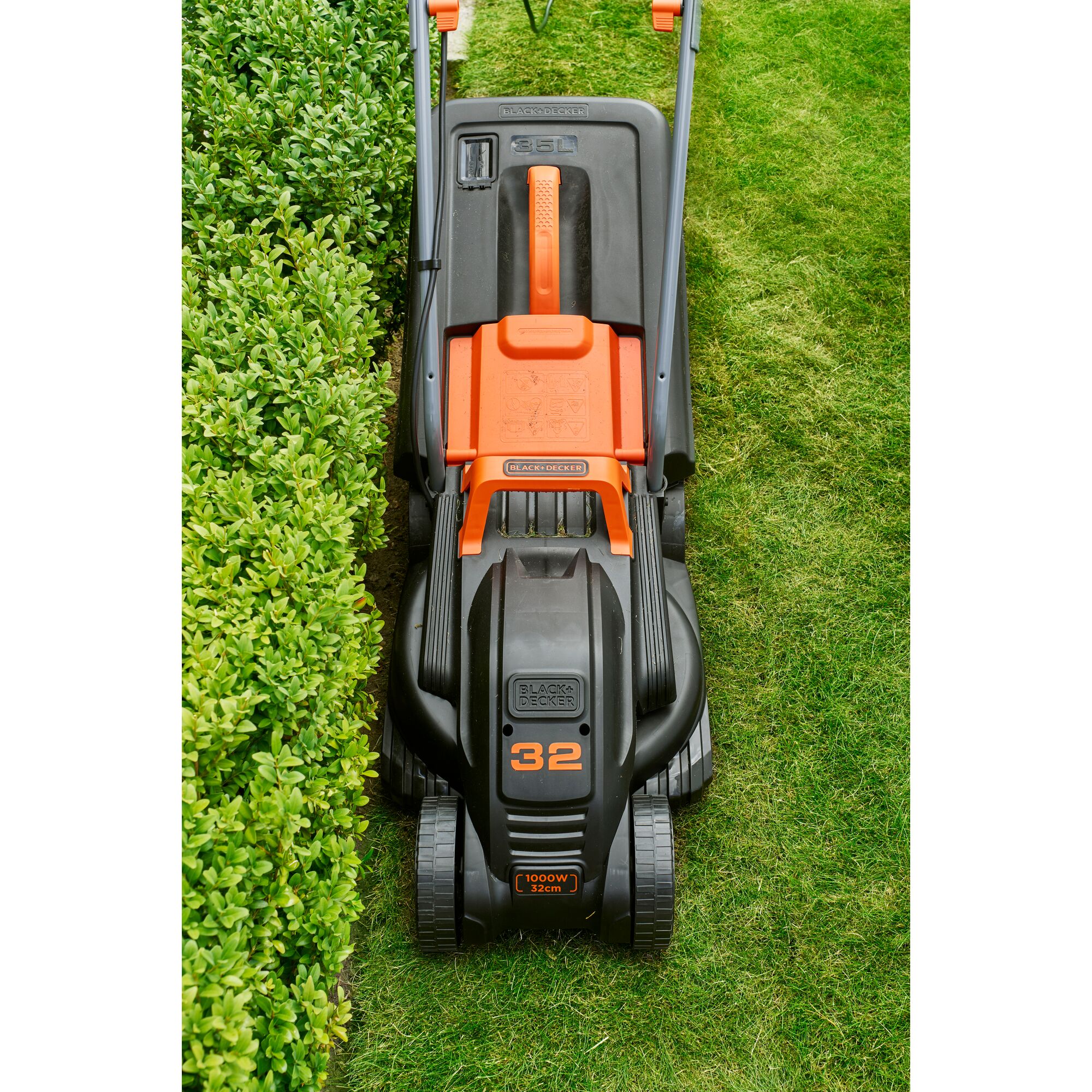 32cm 1000W Electric Rotary Mower BLACK DECKER