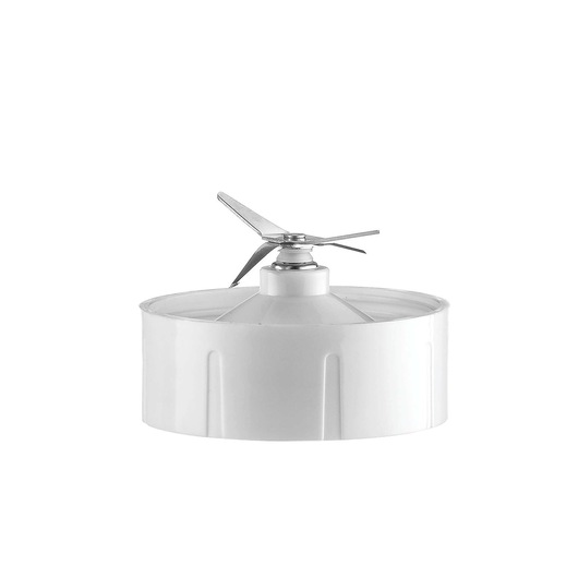 BLACKDECKER BX4000 white blender blade assembly shown from side on white background.