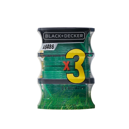 Replacement Spool + Line (6m 2mm) (Pack of 3)