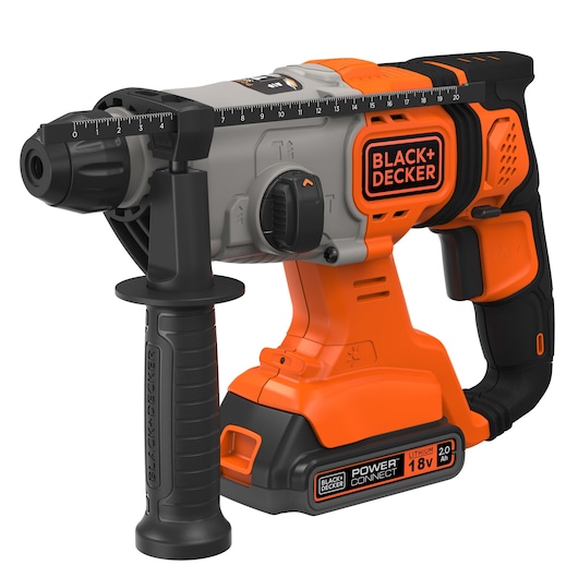18V Cordless 2.0Ah SDS-Plus Hammer Drill With Kit Box