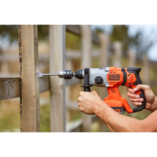 18V Cordless 2.0Ah SDS-Plus Hammer Drill With Kit Box