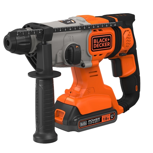 18V Cordless 2.5Ah SDS-Plus Hammer Drill With Kit Box