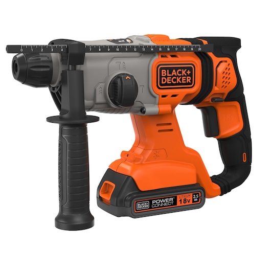 18V Cordless 2.5Ah SDS-Plus Hammer Drill With Kit Box