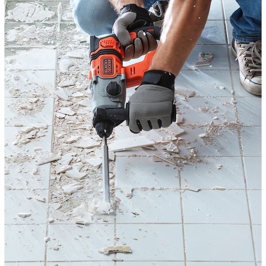 18V Cordless 2.5Ah SDS-Plus Hammer Drill With Kit Box