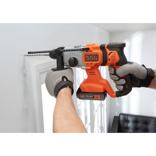 18V Cordless 2.5Ah SDS-Plus Hammer Drill With Kit Box