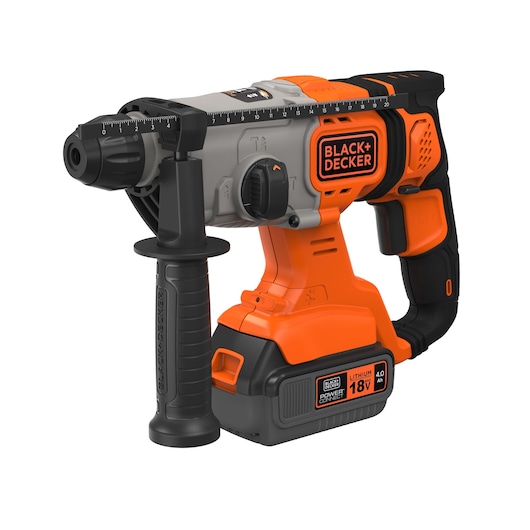 18V Cordless 4.0Ah SDS-Plus Hammer Drill With Kit Box