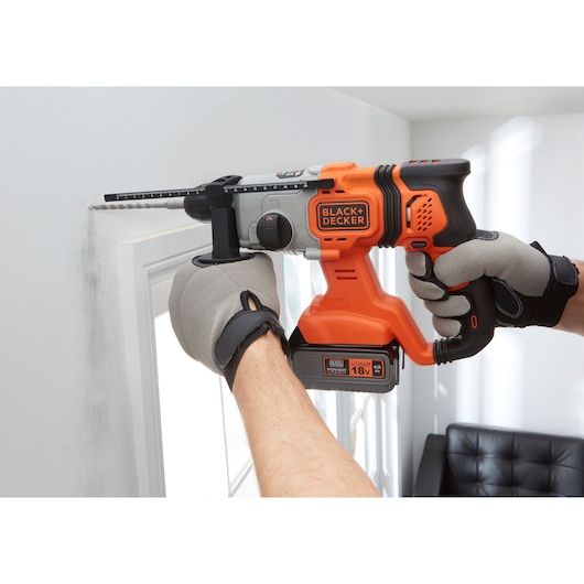 18V Cordless 4.0Ah SDS-Plus Hammer Drill With Kit Box
