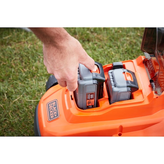 33cm Cordless 2 x 18V 4.0Ah Compact Mower
