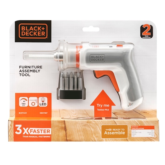 3.6V Furniture Assembly Tool With a Micro USB Charger and 7 Accessories