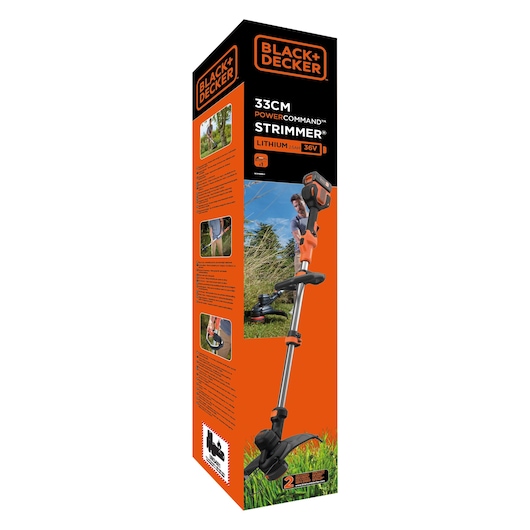 36V Cordless STRIMMER® 33cm String Trimmer with POWERCOMMAND™ - 2.5Ah Battery Kit