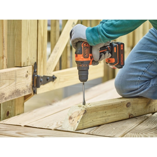 18V 2G Drill Driver + 400mA Charger + 1 Battery + Kitbox