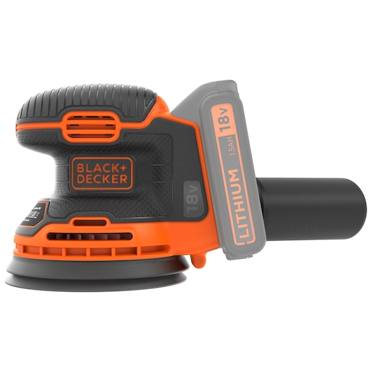 18V Cordless Random Orbital Sander With Dust bag and 1 Mesh Sanding Sheet