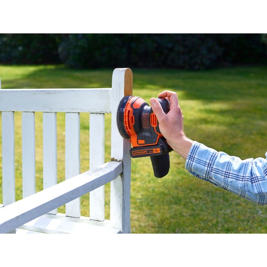 18V Cordless Random Orbital Sander With Dust bag and 1 Mesh Sanding Sheet