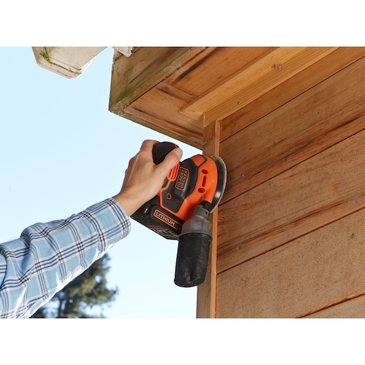 18V Cordless Random Orbital Sander With Dust bag and 1 Mesh Sanding Sheet