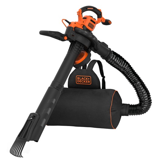 3000W BackPack BlowerVac Strap Rake