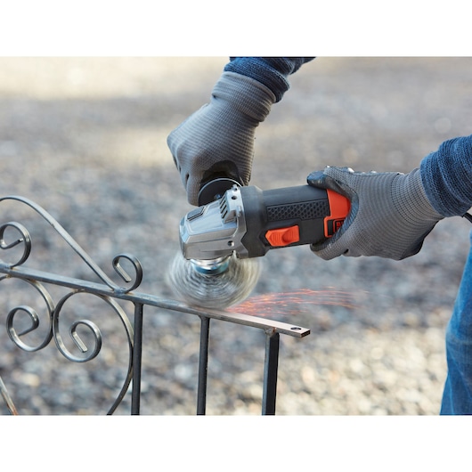 900W 125mm Corded Small Angle Grinder