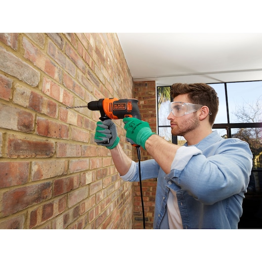 550W 1 Gear Hammer Drill