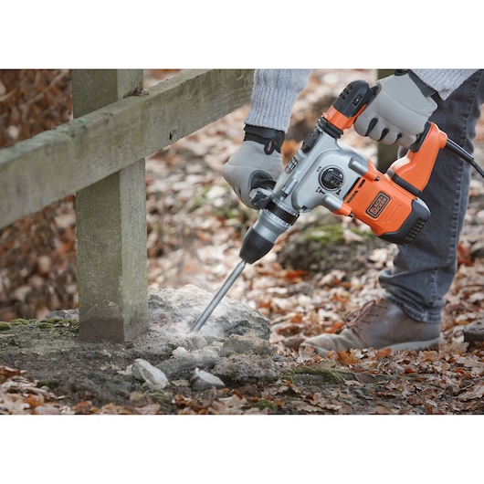 1250W Electric SDS-PLUS Hammer Drill With 2 Drill Bits in a Kit Box