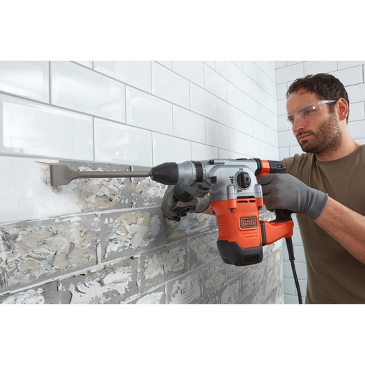 1250W Electric SDS-PLUS Hammer Drill With 2 Drill Bits in a Kit Box