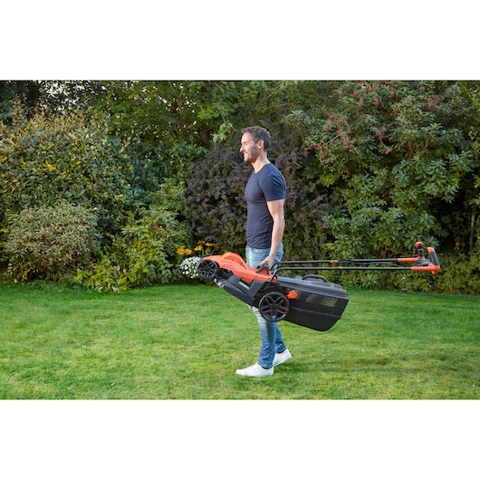 34cm 1400W Mower with EasySteer™
