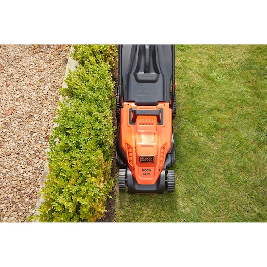 38cm 1600W Mower with Ergonomic Handle Design
