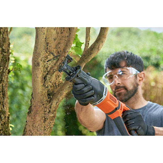 750W Electric Reciprocating Saw With Branch Holder and 2 Blades