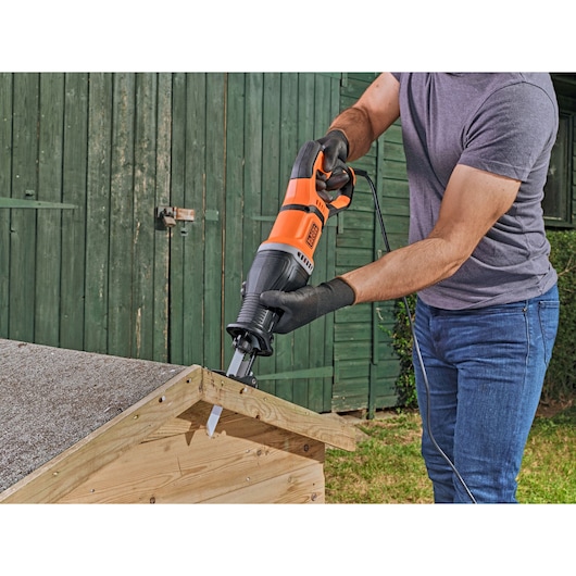 750W Electric Reciprocating Saw With Branch Holder and 2 Blades