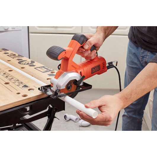 400W Electric Compact 85mm Circular Saw With 2 Blades
