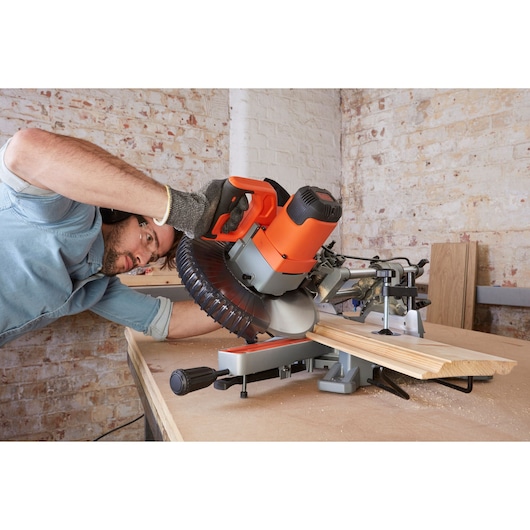 2100W 254mm Single Bevel Slide Mitre Saw