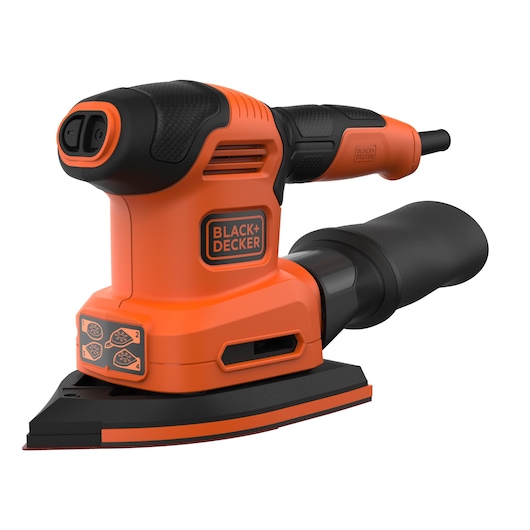 200W 4-in-1 Multi-Sander With 2 Orbital Bases, Finger Sanding Attchment and Sanding Sheets