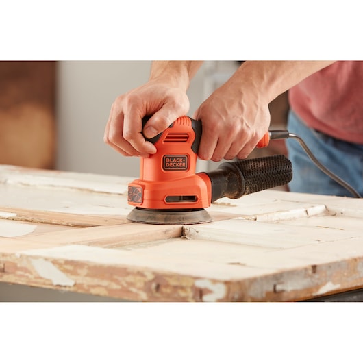 200W 4-in-1 Multi-Sander With 2 Orbital Bases, Finger Sanding Attchment and Sanding Sheets