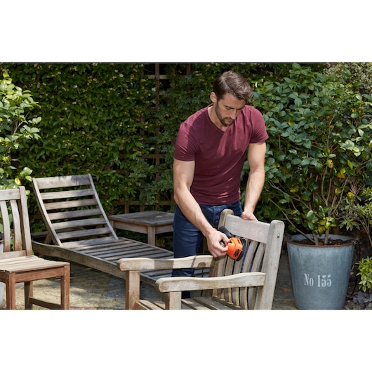 200W 4-in-1 Multi-Sander With 2 Orbital Bases, Finger Sanding Attchment and Sanding Sheets