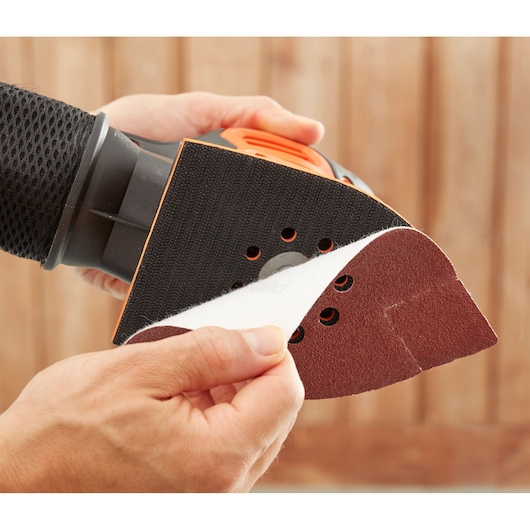 200W 4-in-1 Multi-Sander With 2 Orbital Bases, Finger Sanding Attchment and Sanding Sheets