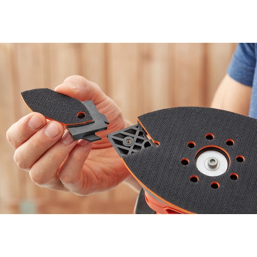 200W 4-in-1 Multi-Sander With 2 Orbital Bases, Finger Sanding Attchment and Sanding Sheets