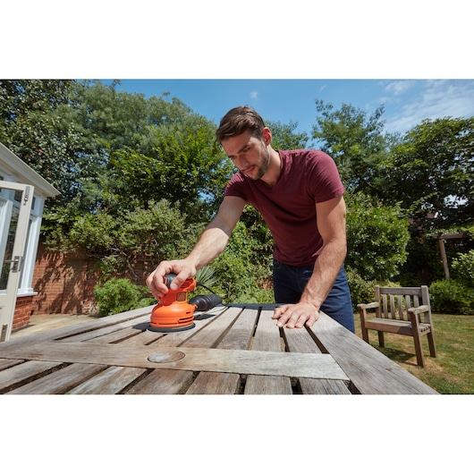 4-in-1 Electric Multi-Sander With 2 Orbital Bases, Finger Sanding Attchment and Sanding Sheets (200W)
