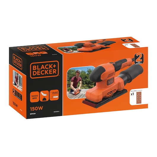 150W 1/3 Sheet Finishing Sander With a Sanding sheet