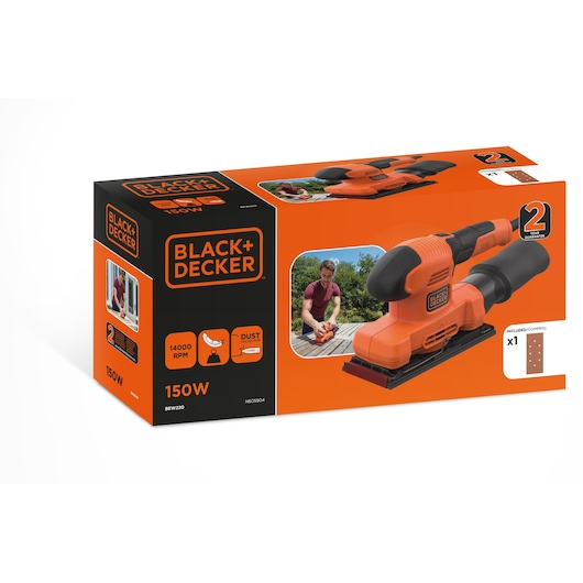 150W 1/3 Sheet Finishing Sander With a Sanding sheet