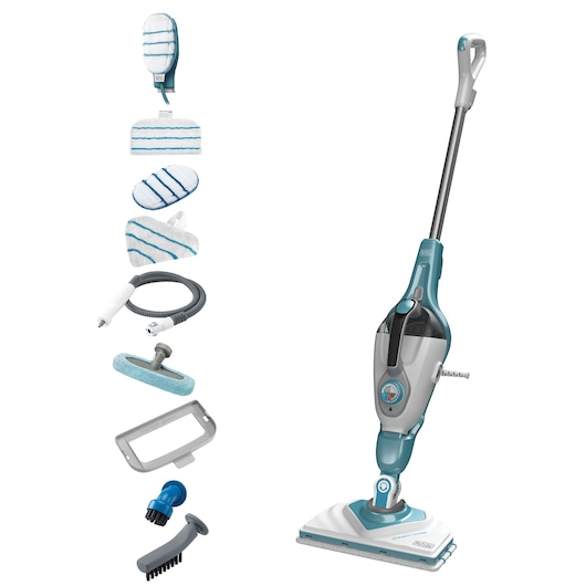 1600W 2in1 steam-mop™ With Delta Head, SteaMitt™ and 11 Accessories