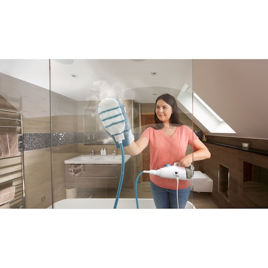 1600W 2in1 steam-mop™ With Delta Head, SteaMitt™ and 13 Accessories