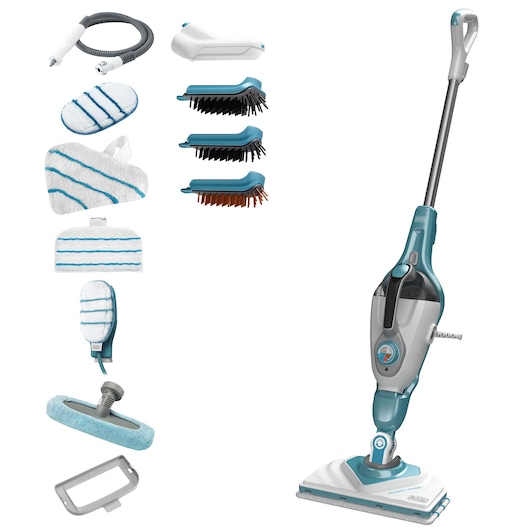 1600W 2in1 steam-mop™ With Delta Head, SteaMitt™ and 13 Accessories