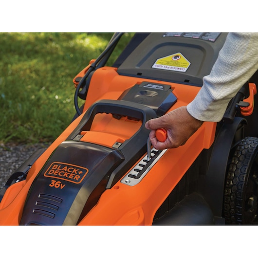 48cm 36V Lithium-ion Cordless Autosense Mower with 2 batteries