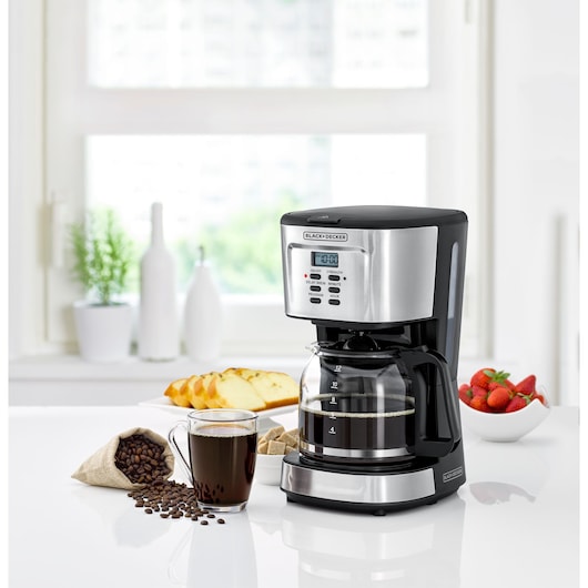 900W 12 Cup Programmable Coffee Maker