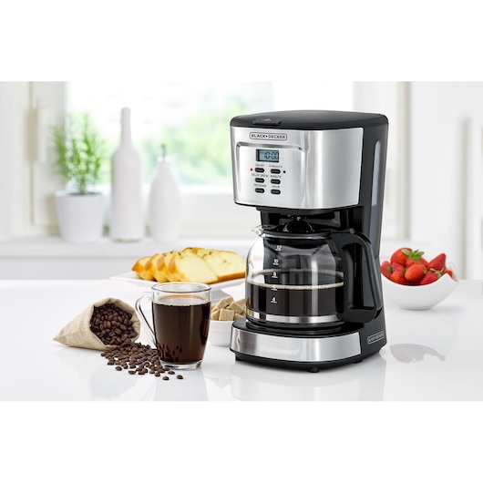 900W 12 Cup Programmable Coffee Maker