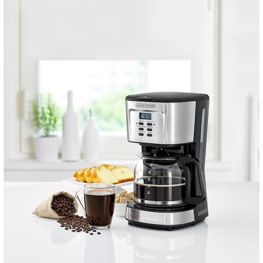 900W 12 Cup Programmable Coffee Maker