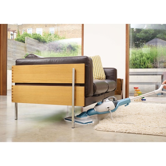 1600W 2in1 Steam-Mop with 6 Accessories