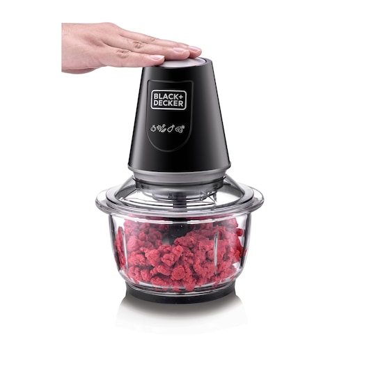 400W Vertical Chopper With Glass Bowl