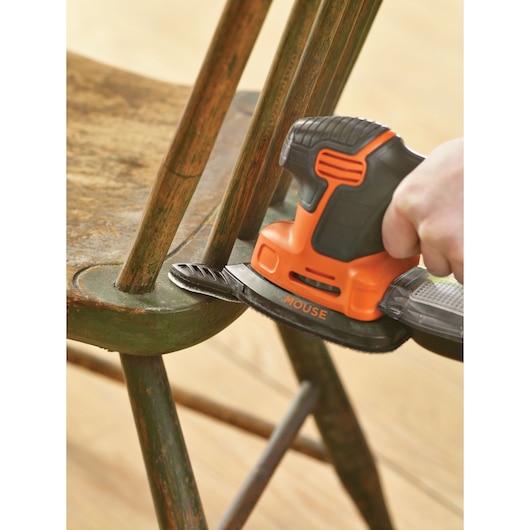 120W Electric Next Generation Mouse® Sander With 9 Accessories in a Kitbox