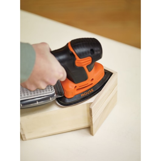 120W Electric Next Generation Mouse® Sander With 9 Accessories in a Kitbox