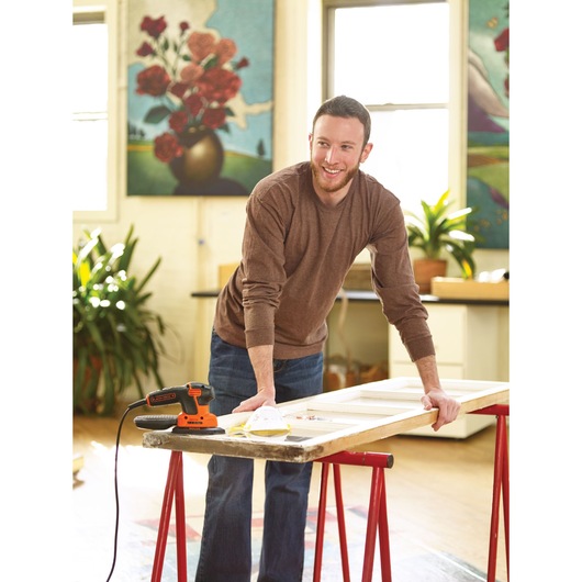 120W Electric Next Generation Mouse® Sander With 9 Accessories in a Kitbox
